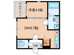 仮)ﾊｰﾓﾆｰﾃﾗｽ元中村町二丁目の物件間取画像